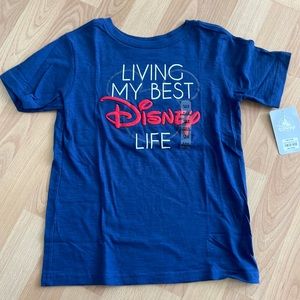 Disney Store Boys’ Shirt “Living My Best Disney Life” NWT